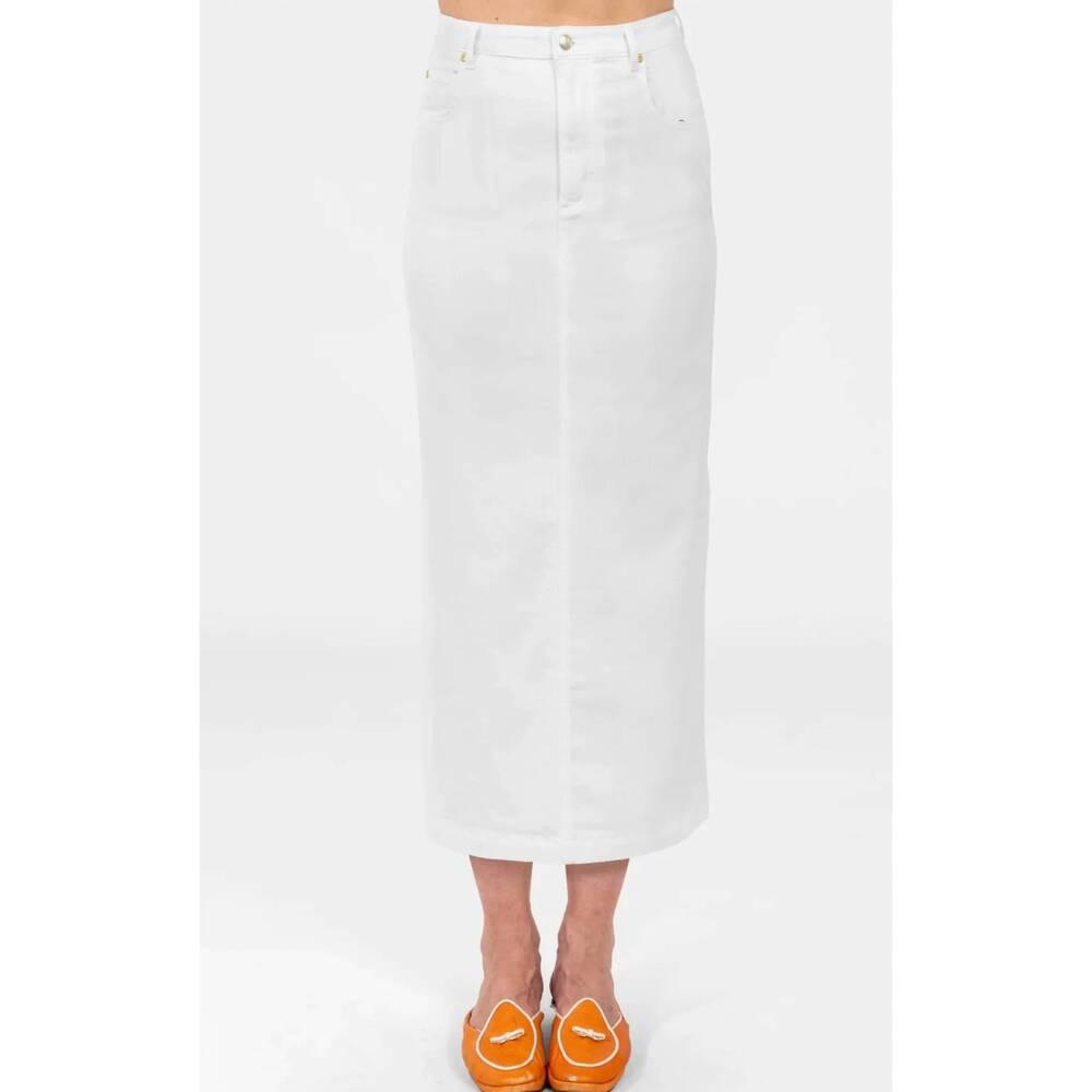 NEW GRETCHEN SCOTT mighty cute skirt in white